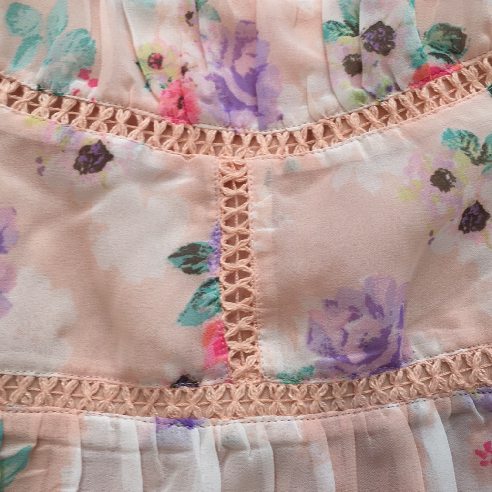 Girls Floral Spring Dress - Picture 4 of 5